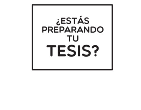 Tesis: impresión y acabados