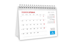 Calendario de sobremesa con peana horizontal - ref. EGU8A